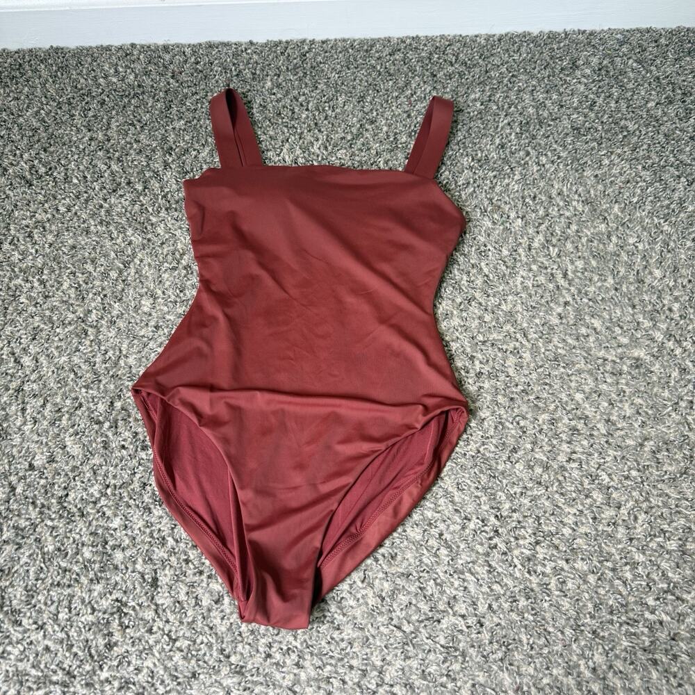 ANDIE Swimsuit The Azzura One Piece Size M Womens Burnish Red MISSING PADS